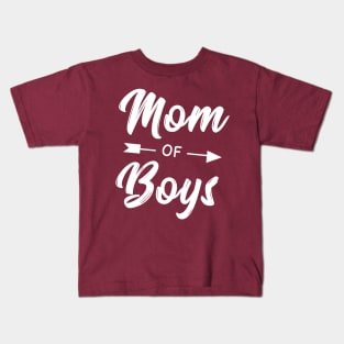 mom of boys Kids T-Shirt